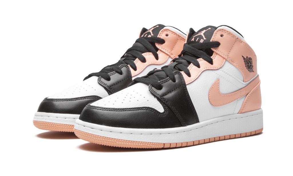 Jordan 1 Mid Arctic Orange Black Toe