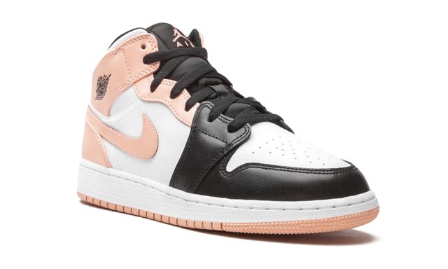 Jordan 1 Mid Arctic Orange Black Toe