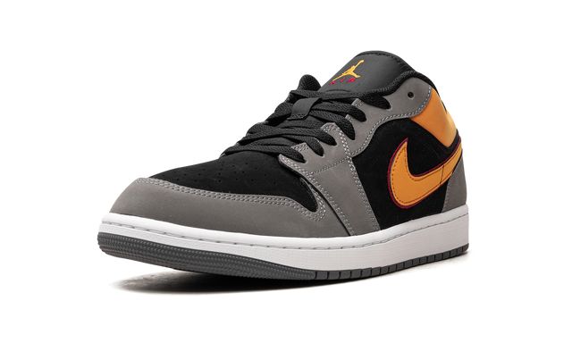 Jordan 1 Low Graphite Vivid Orange