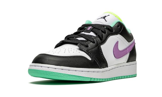 Jordan 1 Low Green Glow Violet Shock
