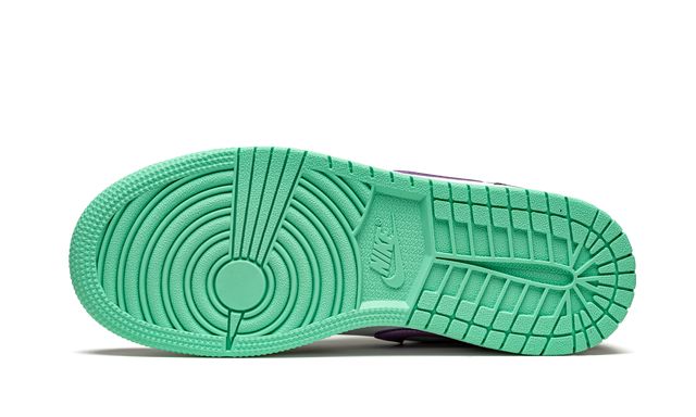 Jordan 1 Low Green Glow Violet Shock