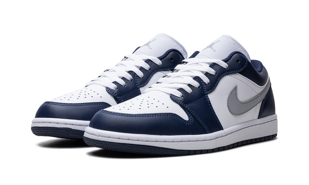 Jordan 1 Low Wolf Grey Midnight Navy