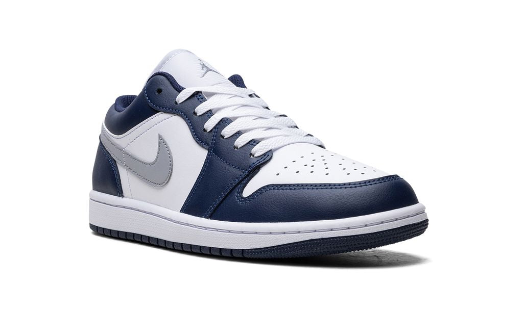 Jordan 1 Low Wolf Grey Midnight Navy