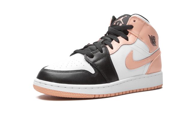 Jordan 1 Mid Arctic Orange Black Toe