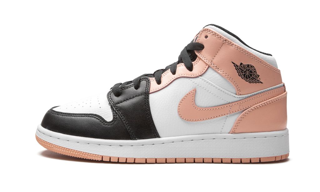 Jordan 1 Mid Arctic Orange Black Toe