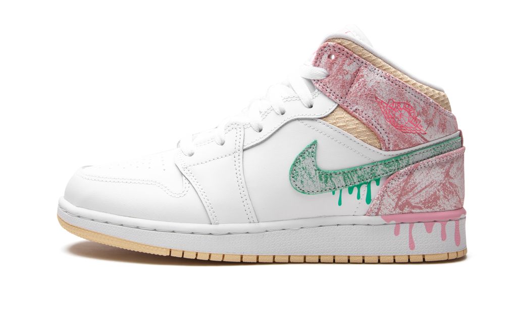 Jordan 1 Mid Paint Drip