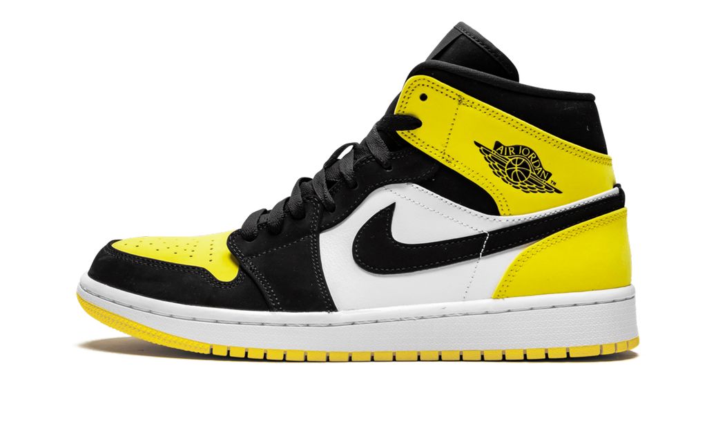Jordan 1 Mid Yellow Toe Black
