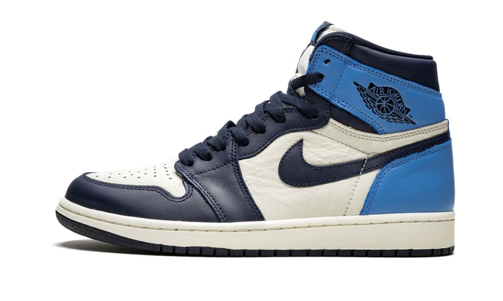 Jordan 1 Retro High Obsidian UNC