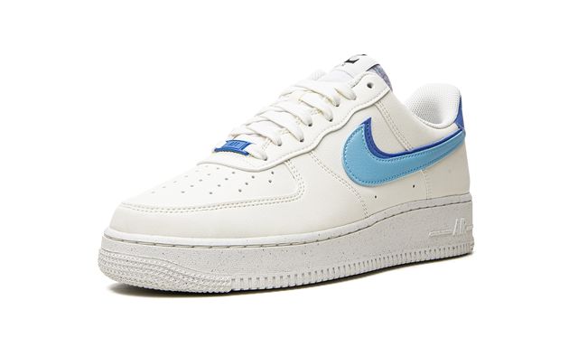 Nike Air Force 1 Double Swoosh White Médium Blue