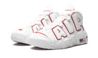 Nike Air More Uptempo White Varsity Red Outline