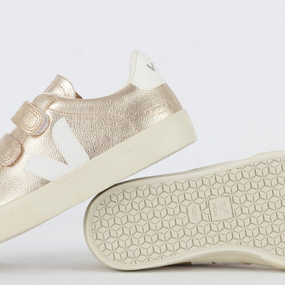 Vert Shoes Logo Chromefree Leather Platine White